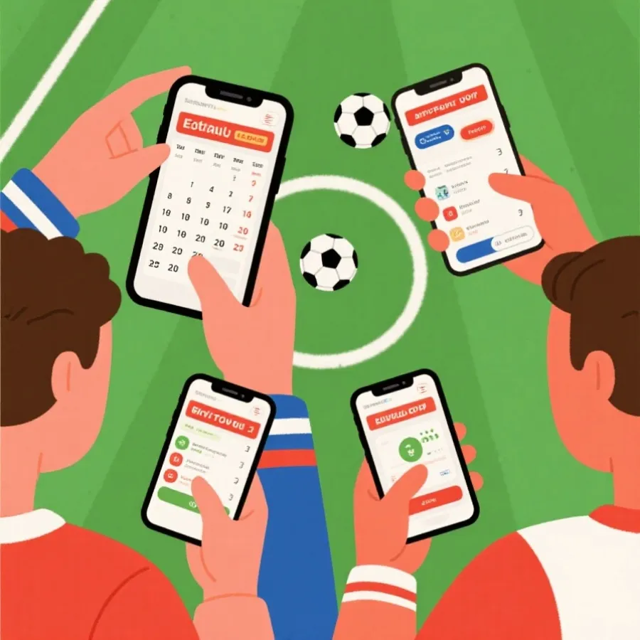 賽事檔期與活動導覽示意圖