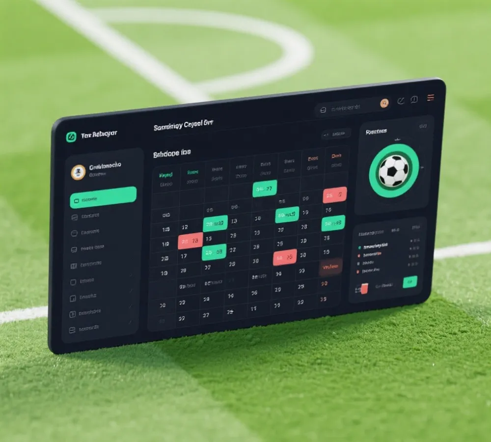 賽程與比分資訊示意