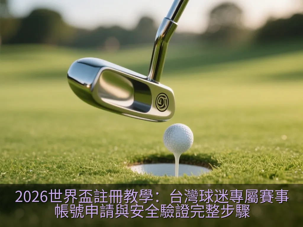 2026世界盃註冊教學：台灣球迷專屬賽事帳號申請與安全驗證完整步驟